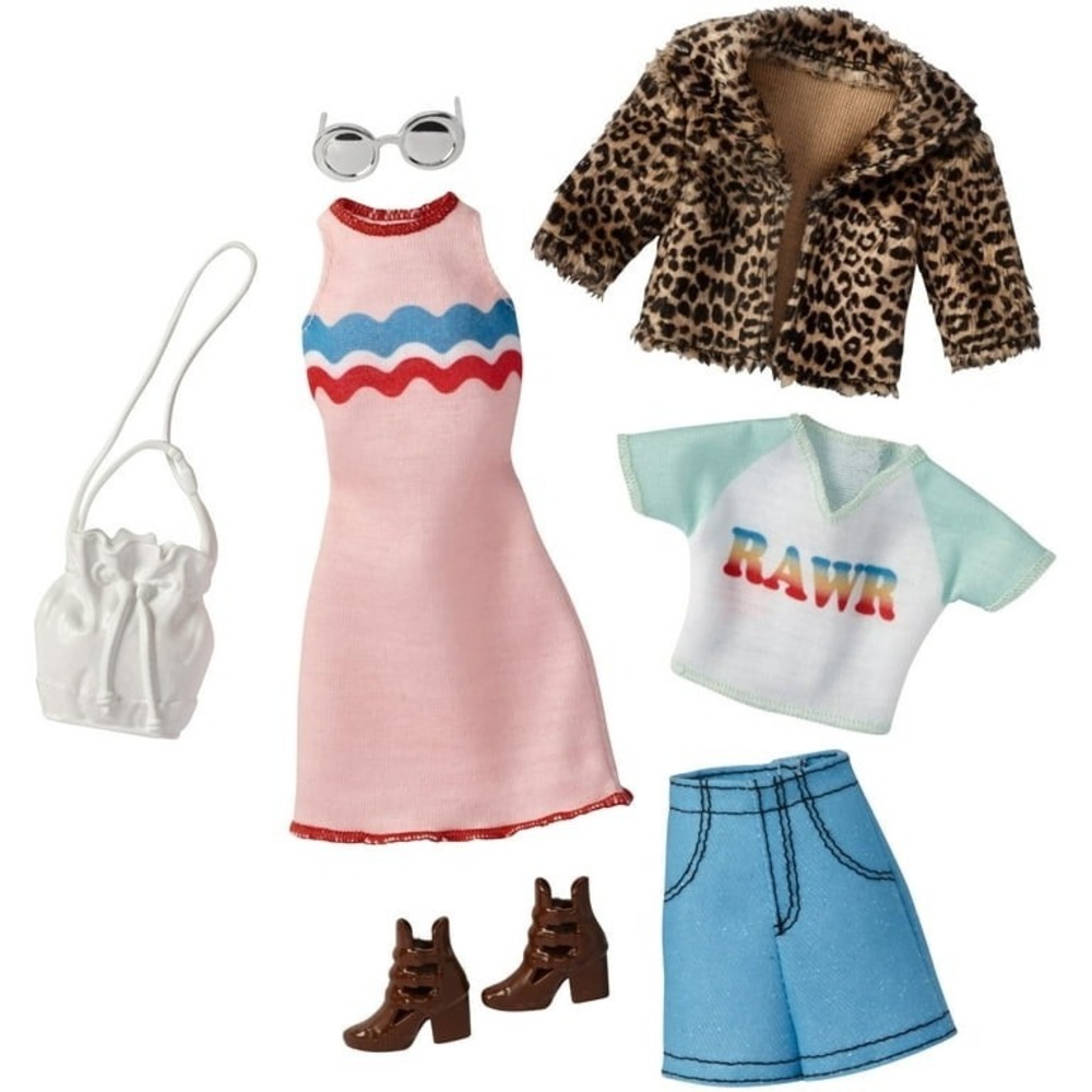2016 Barbie‎ Fashionistas Fashion Pack - Chic Fashion with Purse and Boots